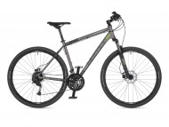 Велосипед Vertigo 16" (22) AUTHOR серебро/салатовый/черный