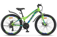 Велосипед 24" Stels Navigator 465 MD V010 (рама 11) (ALU рама) Неоновый/лайм/синий