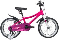 Велосипед NOVATRACK 16" PRIME алюм., розовый, полная защита цепи, торм V-brake, короткие крылья