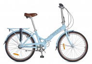 Велосипед SHULZ Krabi V-brake, sky blue/голубой 