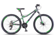 Велосипед 26" Stels Navigator 610 MD V040 (рама 14) Серый/зеленый