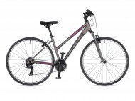 Велосипед Linea 17" (22) AUTHOR серебро/розовый