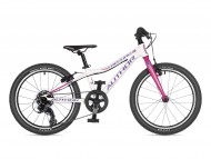 Велосипед Record 20" AUTHOR белый/розовый